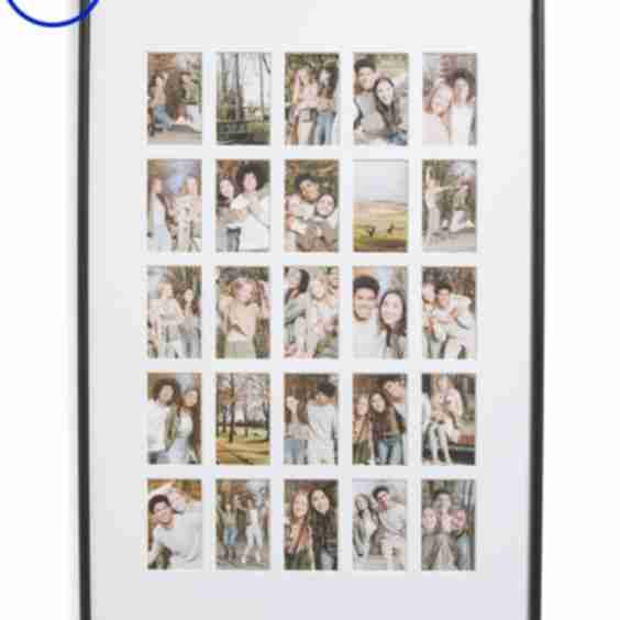 15.5x23.5 Matted To 2x3.5 Insta Wall Photo Frame