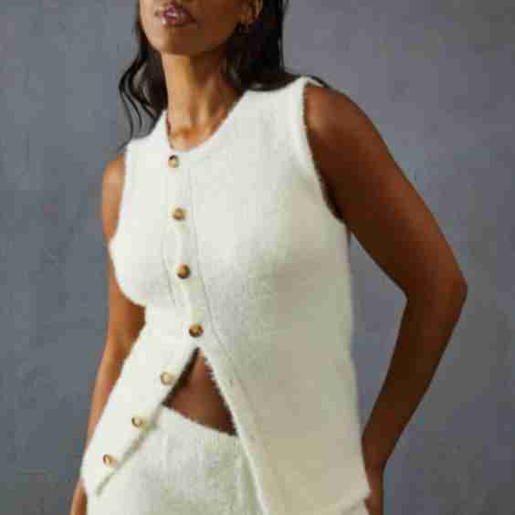 Eyelash Knit Sleeveless Top