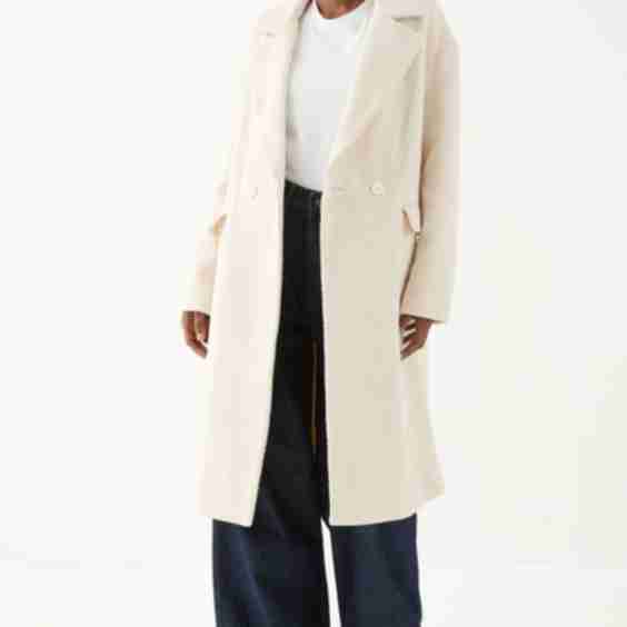 Wool Look Textured Coat