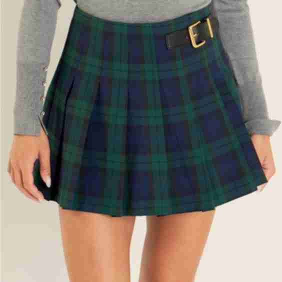 Louisa Plaid Mini Skort