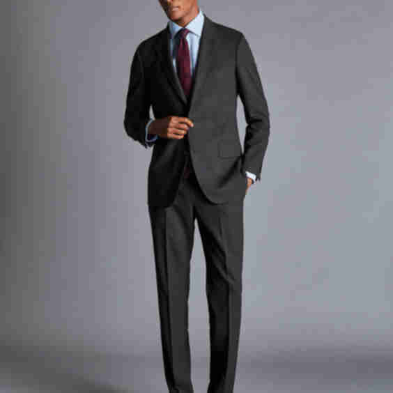 Slim Fit Super 120s Wool Suit Jacket