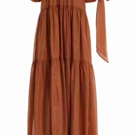 Joanne Cotton Silk Voile Dress