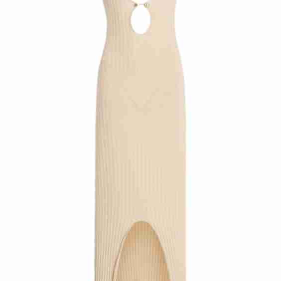 Portia Pierced Knit Maxi Dress