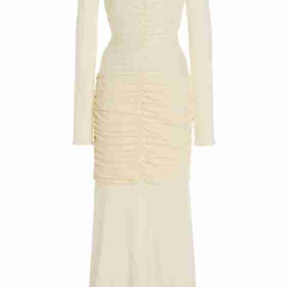 Lauren Wool Blend Jersey Dress
