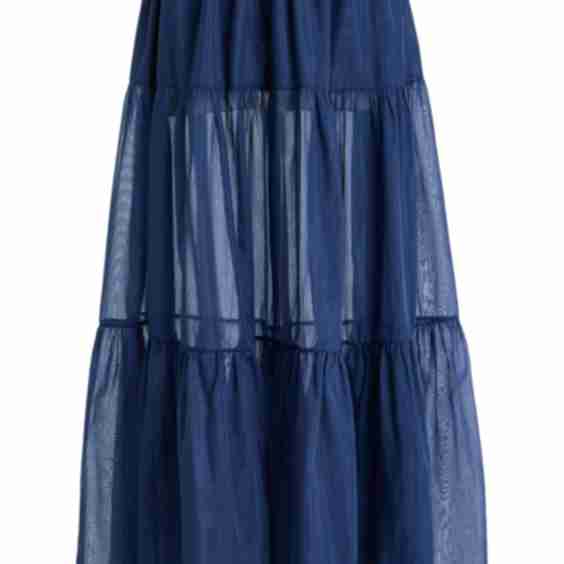June Cotton-Silk Voile Skirt