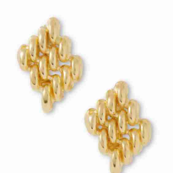 Chain Link Earrings Clip