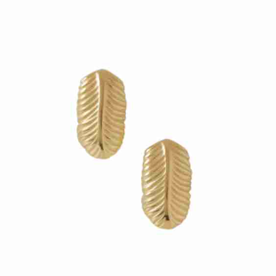 Tiny Feather Earrings