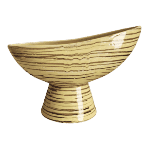 Vintage Mid Century Modern McCoy Yellow Harmony Planter