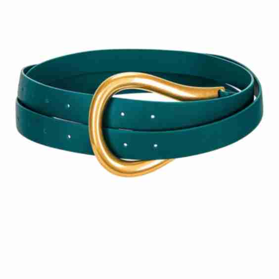 Twin Straps Leather Belt