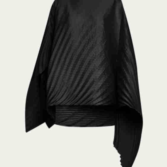 Nuance Pleated Poncho