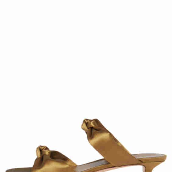 Knot Satin Mules