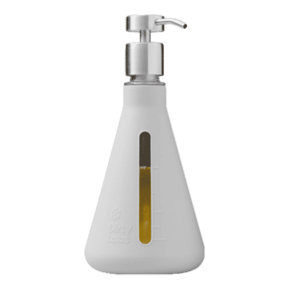 Reusable Erlenmeyer Glass Dispenser + Pump