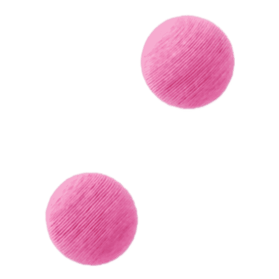 Pink Silk Casey Studs