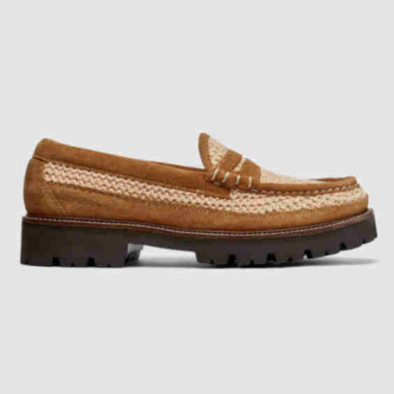G.H. BASS x Corridor Larson Raffia Loafer