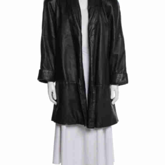 Leather Faux Fur Coat