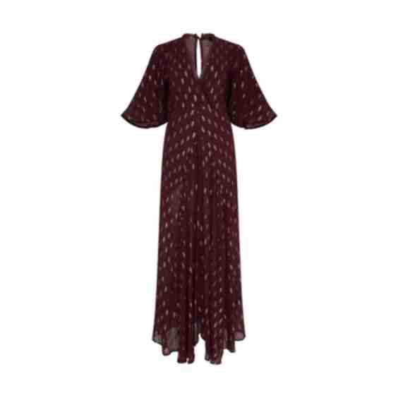 Talia Wine Dress