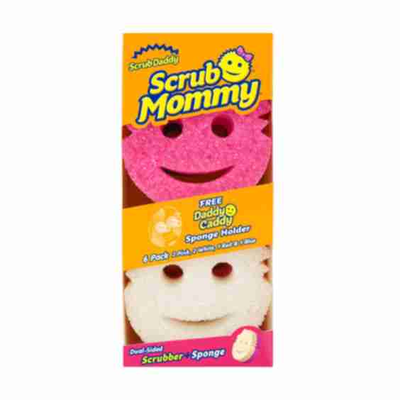 Scrub Mommy 6 Count with Free Daddy Caddy