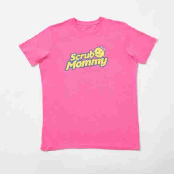 Scrub Mommy Tee in Pink