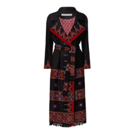 Penelope Wildflower Wool Coat