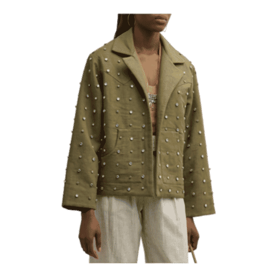 Western Embellished Military Jacket