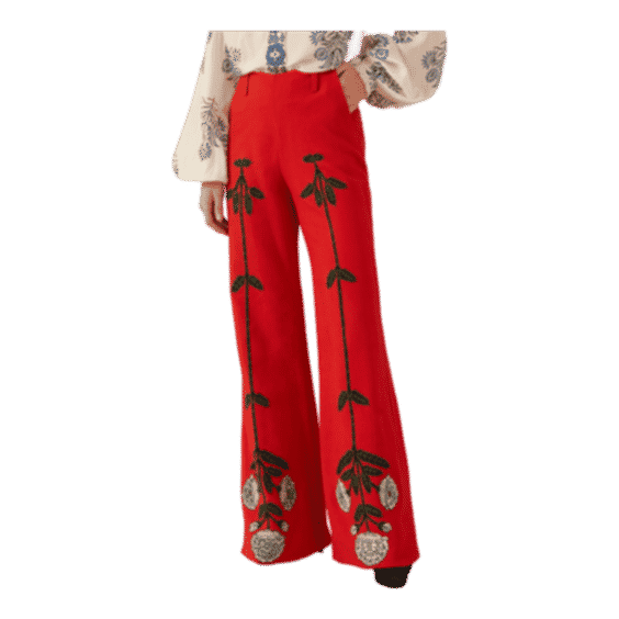 Charlie Red Bloom Pant