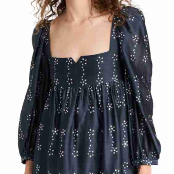 Christina Black Bloom Dress