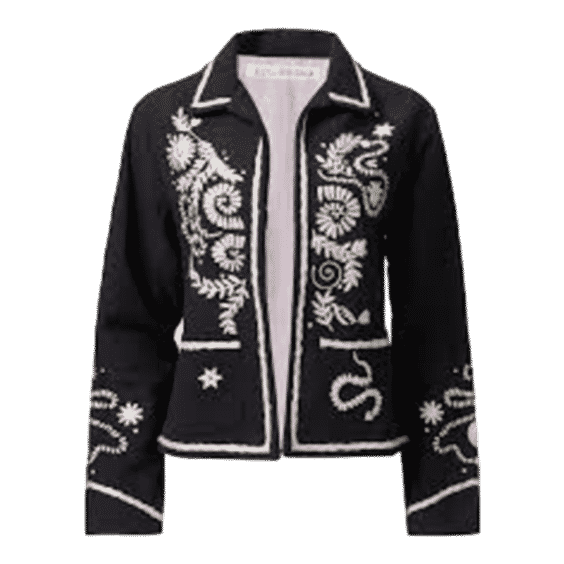 Francis Onyx Snail and Snake Jacket