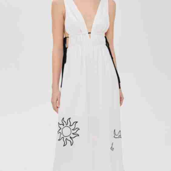 Iara Embroidered Maxi Dress