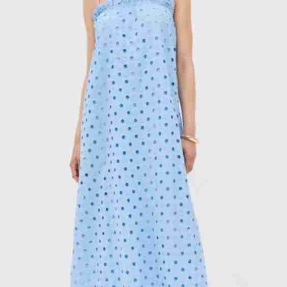 Eyelet Maxi Dress