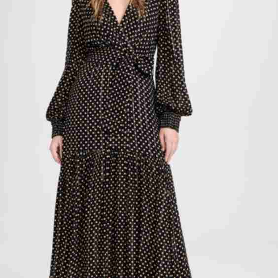 Nightfall Print Midi Dress