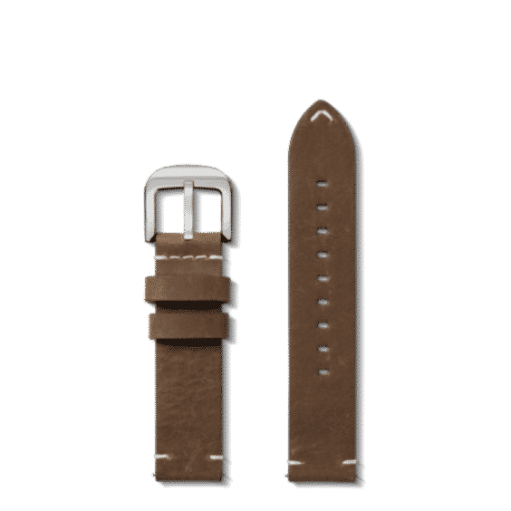 20mm British Tan Leather Watch Strap