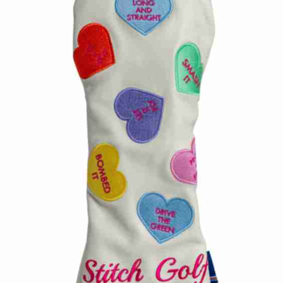 Conversation Hearts Head Cover