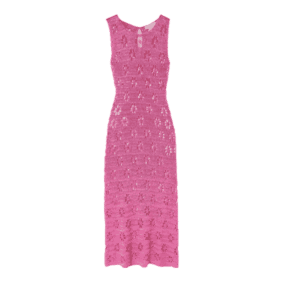 Crocheted midi dress