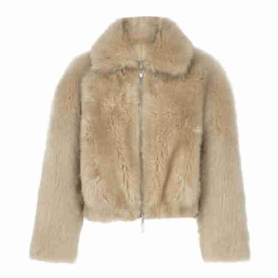 Shearling Collared Jacket