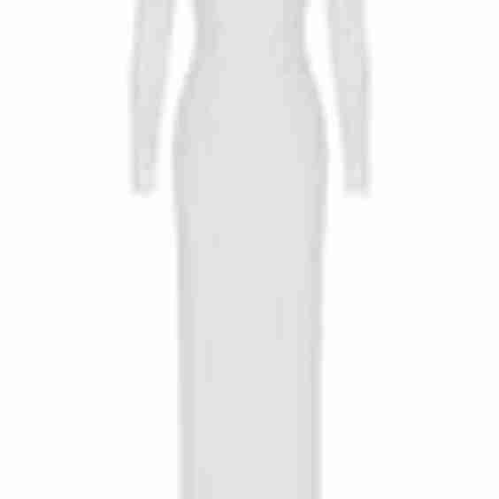 Braid Maxi Jersey Dress