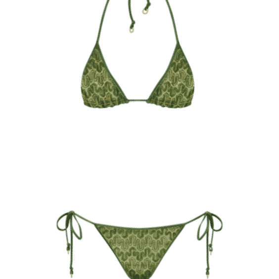 Knit Triangle Bikini