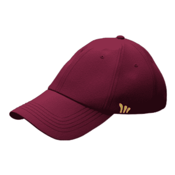 Maroon Organic Cotton Stretch Twill
