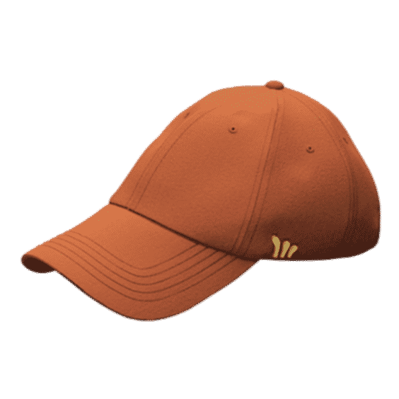 Burnt Orange Organic Cotton Stretch Twill