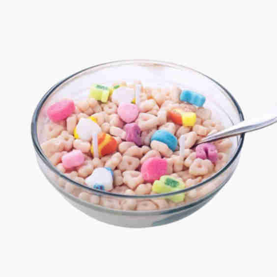 Lucky Charms Candle Cereal Bowl