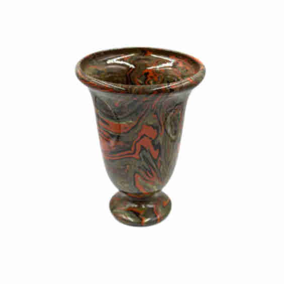 Large French Marbled Vase