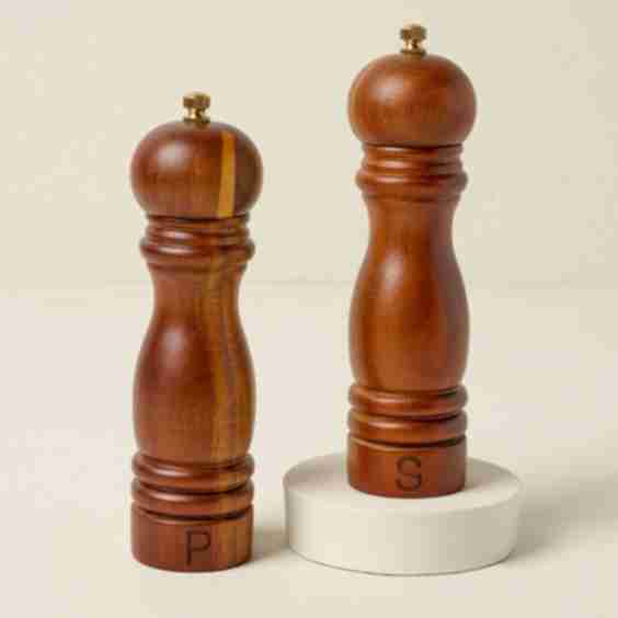 Wood Salt & Pepper Grinder Set