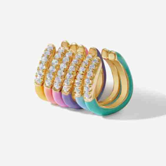 Maverick Enamel 6-Piece Ear Cuff Set