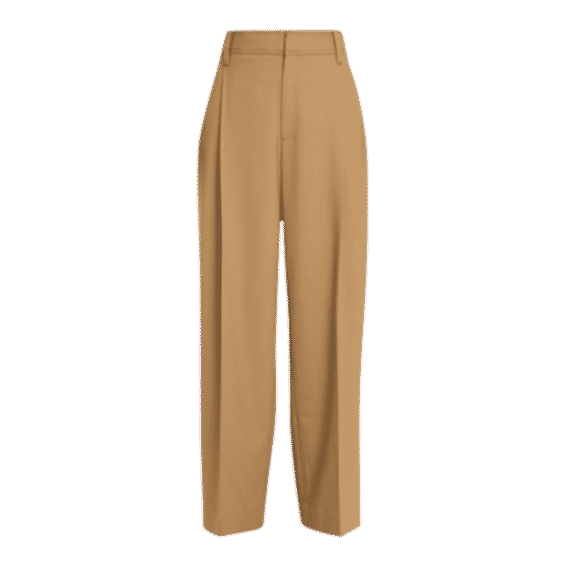 Mid-Rise Pleat Front Trousers