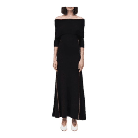 Cape Godet Dress 