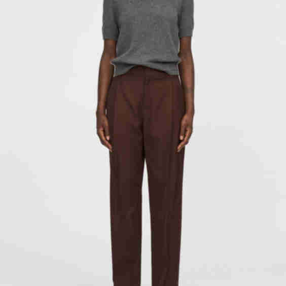 Mid Rise Single Pleat Front Pant