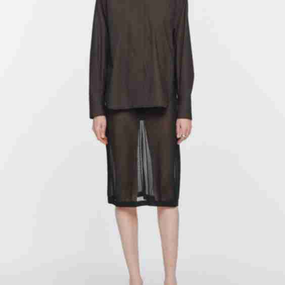 Oversized Covered Placket Shirt