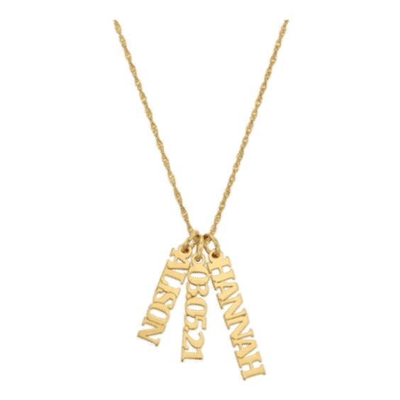 Singapore Chain Name Necklace