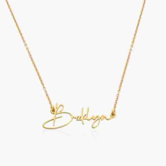 Belle Custom Name Necklace