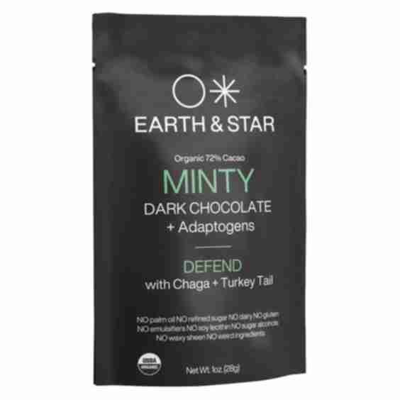 Minty Dark Chocolate + Functional Mushroom Extracts