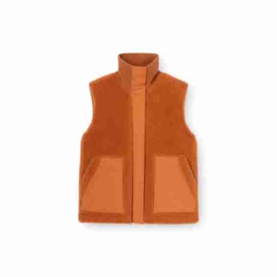 Revdasli Reversible Cashmere Teddy Vest